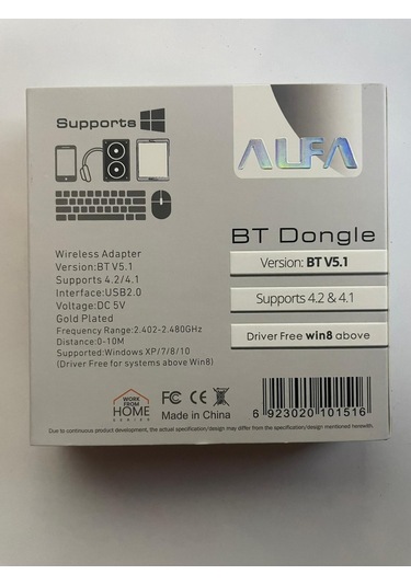 Alfanet B151 Dongle 5.1 Usb Mini Bluetooth Adaptör