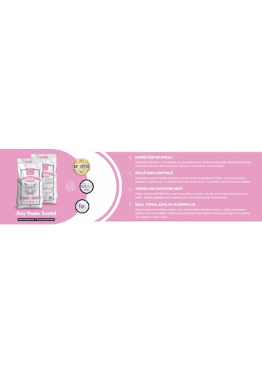 Sophresh Bs250 Bebek Pudrası Kedi Kumu Cat Litter 10 L