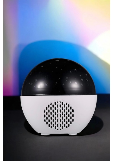 Gece Lambası Renkli Yıldızlı Gökyüzü Projeksiyon Gece Tavan Yansıtma Çok Renkli