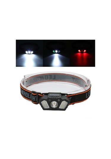 Mufunye Usb Şarjlı 400mah Pil Led Kepçe Işığı, Duyarlı Sensörlü, Işık Modları, Hafif Abs Malzeme, Outdoor Gezi Ve Balık Tutmak İçin Uygun Diğer