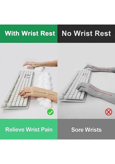 Klavye Bulut Bilek Desteği, Bulut Fare Kol Bilek Desteği Sevimli