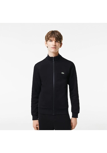 Lacoste Erkek Sweatshırt Sh9622-00-031 Siyah