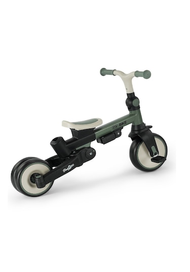 Baby2go Go Bike 6 İn 1 Üç Tekerli Katlanabilir Bisiklet Yeşil Yeşil