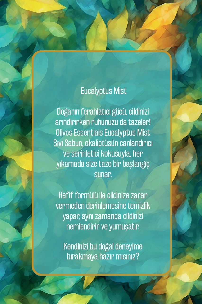 Olivos Okaliptus Sıvı Sabun 500 ML