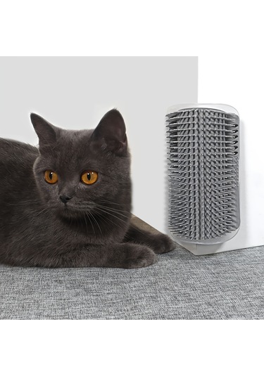 Köşe Tırmalama Kedi Köşe Tırmalama Masaj Tırmalama Kendi Kendine Hi Yüz Dökülen Tüyleri Gider Evcil Hayvan Malzemeleri Gri