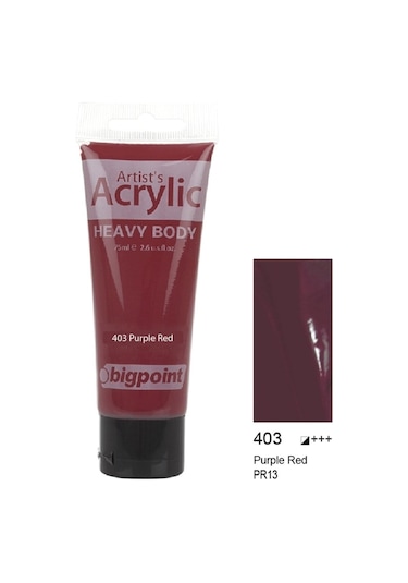Akrilik Boya 75 Ml Purple Red 403 Nocolor-55767030