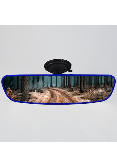 Pırlanta-5 Vantuzlu Universal Dikiz Aynası 25X6 Cm 6 Renk