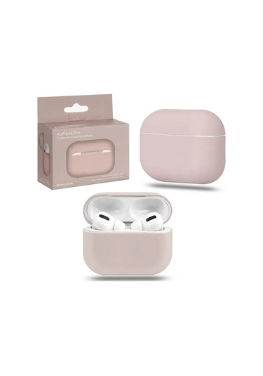 Proaks  Airpods Uyumlu Pro İçin Silikon Kılıf 153241529 Tozlu Pembe