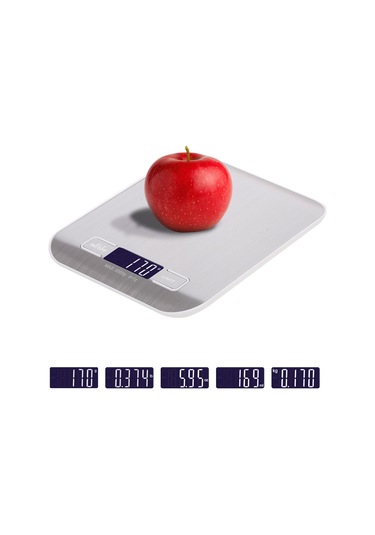Mutfak Terazisi Dijital Gıda Terazisi 5kg Pişirme Fırınlama Ölçüm Aralığı G Lb Oz Ml Kg