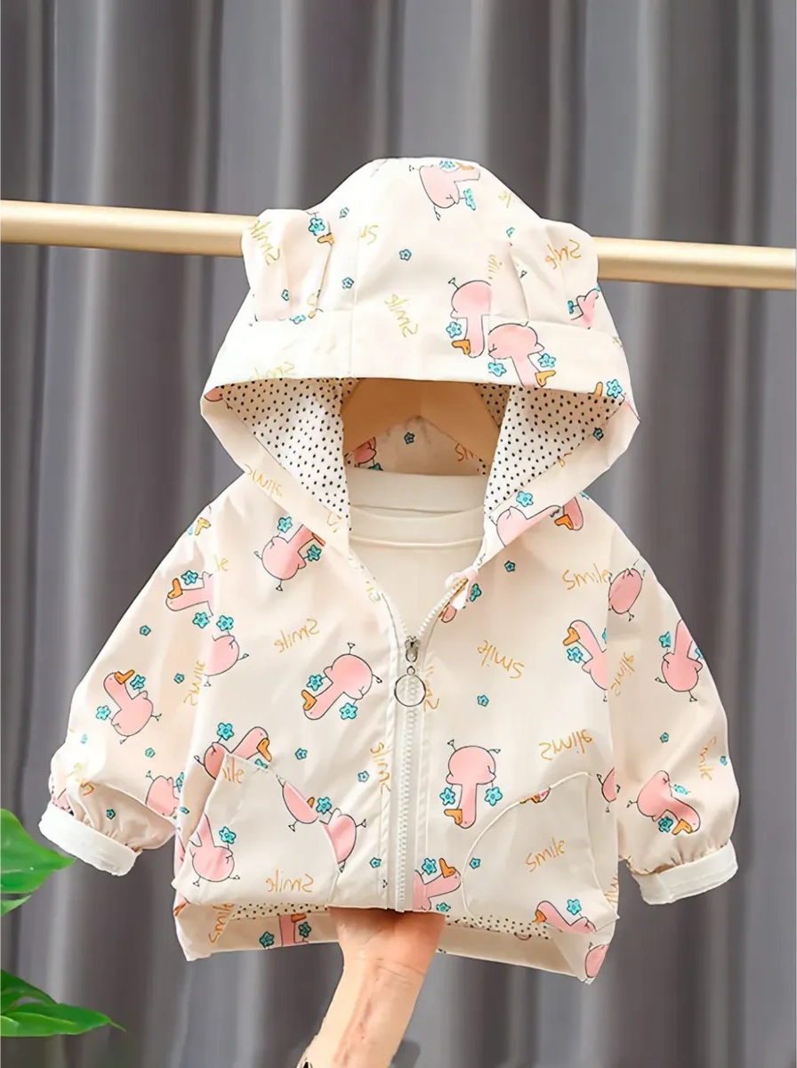 Ilvıa Çocuk Kapüşonlu Rüzgarlık 447273871 Sütlü