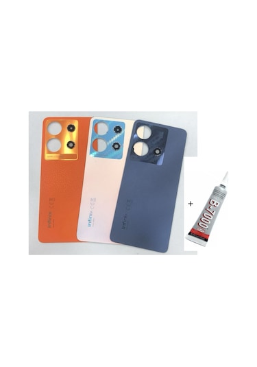 İnfinix Note 30 Arka Batarya Pil Kapağı Altın B7000 15 Ml Yapıştırıcı