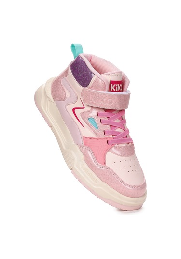 Kiko Kids Hayka-3 Cırtlı Kız Çocuk Spor Ayakkabı Mercan - Şeker Mercan - Şeker