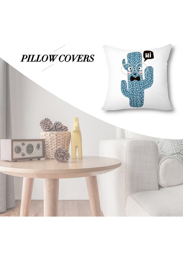 Symbee "ekolojik Pamuklu Keten 50x50cm Dekoratif Yastık Kılıfı - Saklı Fermuarlı, Yıkanabilir" Diğer