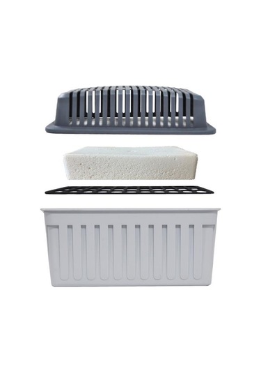 1 Kg. Gri Dikdörtgen Nem Alıcı Aparat Naturel ( 1 Kg. Blok )