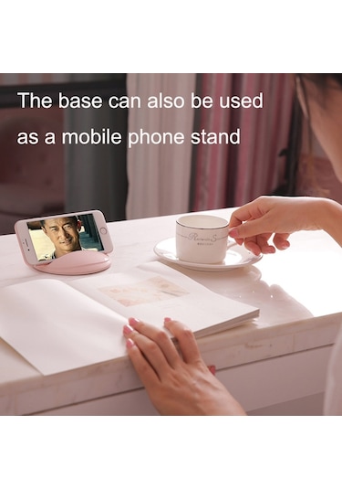 Sones Flydee Fd008-1 Taşınabilir Led Makyaj Aynası Braketli Duvara Asılı Dikey Çift Amaçlı Makyaj Aynası Pembe