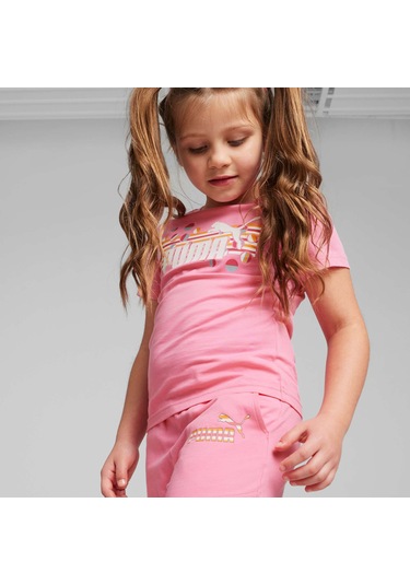 Puma Essentials+ Summer Camp Çocuk Şort 679278 28 Pembe