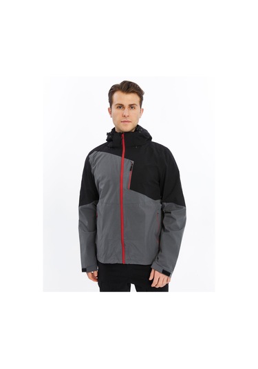 Mapamyumco Windbreaker Erkek Ceket - Füme