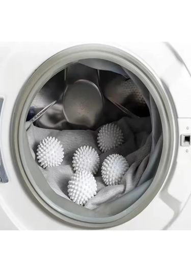 Konesam Mavi 4'lü Tpr Çamaşır Temizleme Topları: Kirlilik Kaldırıcı, Saksılamayı Engellici, Elektriksel Statik Önleyici Ve Tüy Toplayıcı Hedefli Aletler Mavi