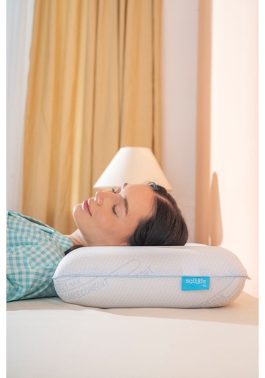 Visco Terletmeyen Ortopedik Yastık Serinleten Visco Yastık Jelli Yastık 70 40 12cm Beyaz