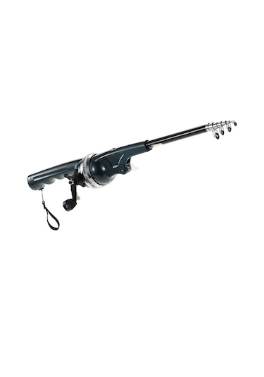 Lemestar Fiberglas Kollapsible Olta Kamışı Seti - 26cm Konforlu Tutuş, 3.6:1 Velan Oranı, Taşınabilir Mini Portatif Olta