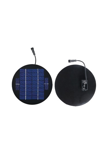 Lemestar Güneş Enerjili 9v 3w Sürekli Akışlı Mıknatısli Pompa - Bahçe, Manzaralı Su Özellikli Küçük Fırtına, Ip68 Su Geçirmez Qr-sr09c