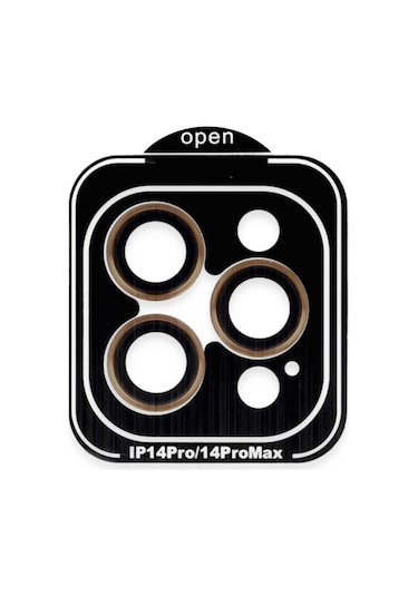 Joko Apple, Uyumlu iPhone 14 Pro Max Pvd Metal Kamera Lens - Tcu