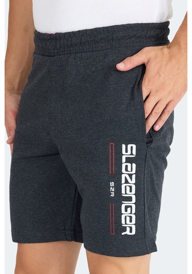 Slazenger Nebo I Erkek Cepli Koyu Gri Şort Koyu Gri
