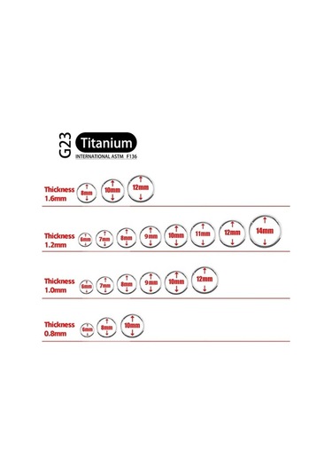 Flybuy Vücut Titanyum Septum Piercing Küpe Kadın Hoop Halkası G23 Cm-gümüş Burun 3 20g/0.8mm 1.6x10mm 1.50 Ge Gümüş