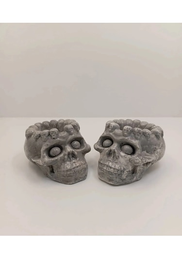Tedi Sanat Kuru Kafa Kül Tablası Küllük 2 Adet