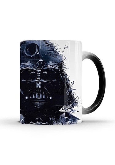 Star Wars Darth Vader Sihirli Kupa Bardak Parlak Siyah