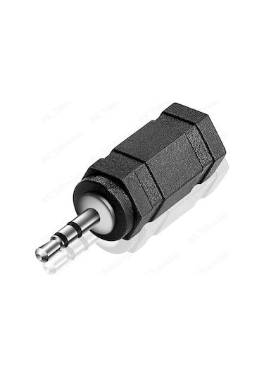 2.5mm Erkek - 3.5mm Dişi Konnektör Stereo Ses Adaptörü Dönüştürüc