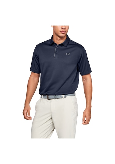 Under Armour Erkek Ua Tech Polo Tişört 1290140-410 Lacivert