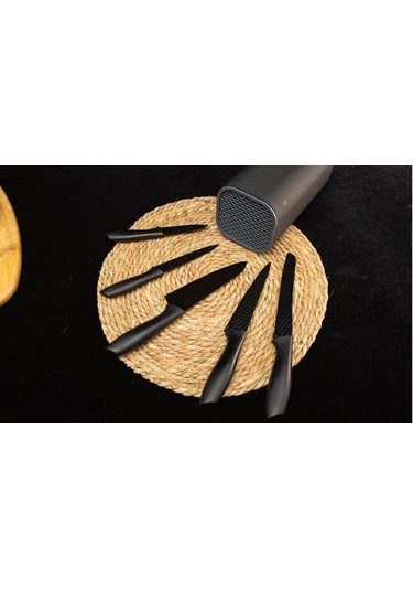 Arow Diamond 6'lı Bıçak Set Siyah Dc.tr-3493 Siyah