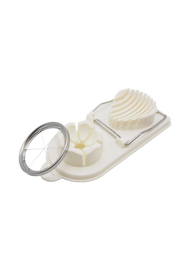 Honmex Mor Ke1001 Yumurta Dilimleyici - Çift Odalı 304 Çelik Ile Sade Dilimler Ve 6 Eşit Parça, Pratik Mutfak Aleti Mor