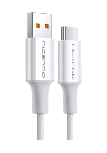 Nicepro Npo UTC12 60 W 1.2 M Tpe USB To Type-C Hızlı Şarj Ve Data Kablosu