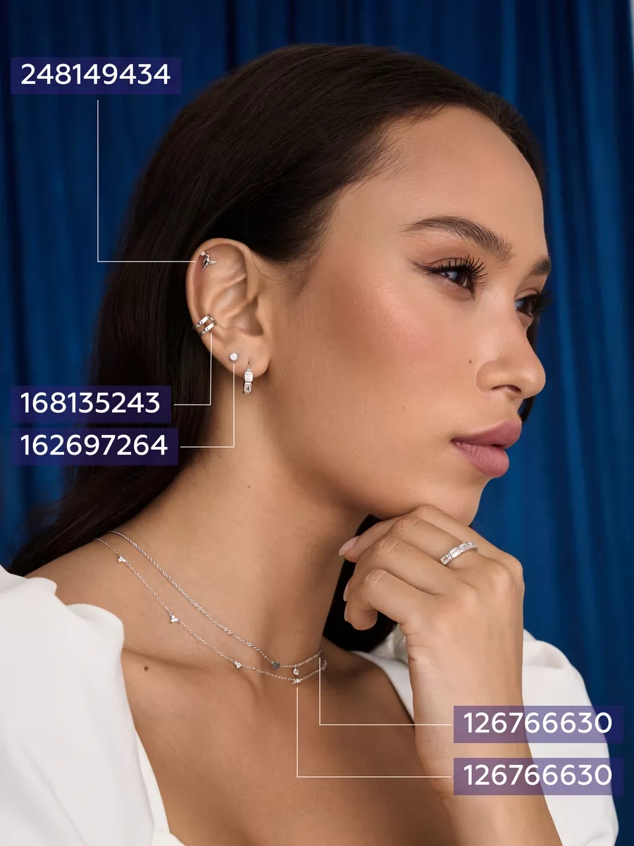 Miestilo Kulak Kıkırdağı Piercing 925 Ayar Gümüş 248149434 Gri