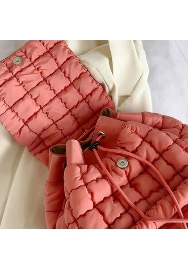 Zyzqstore Ekose Sırt Çantası Kadın Sonbahar/kış Aşağı Çanta - Çok Renkli Seçenekler Çok Renkli