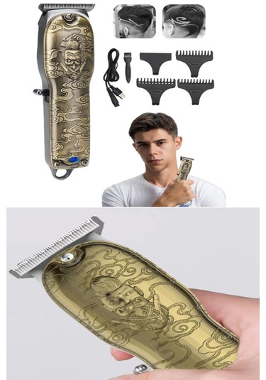 Kemei Tıraş Makinesi Usb Şarjlı Saç Sakal Vücut Kıl Tüy Alma Kadı