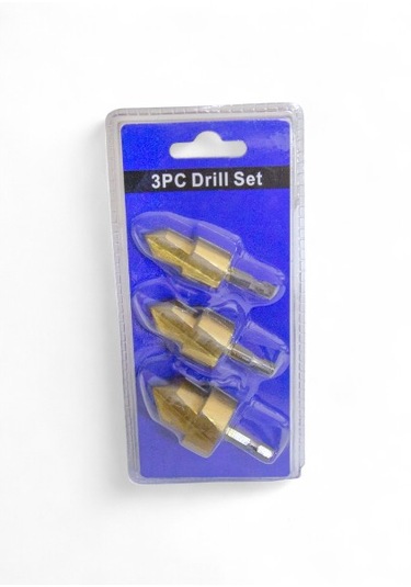Alfa Hırdavat 3 Pcs 15-19 Mm 18-24 Mm 24-31 Mm Dril Set