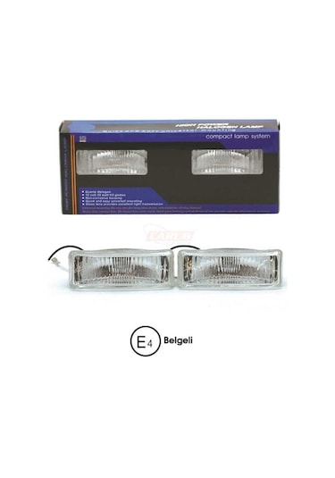 Tp Sis Lambası Beyaz Dikdörtgen 13 Cm X 4 Cm