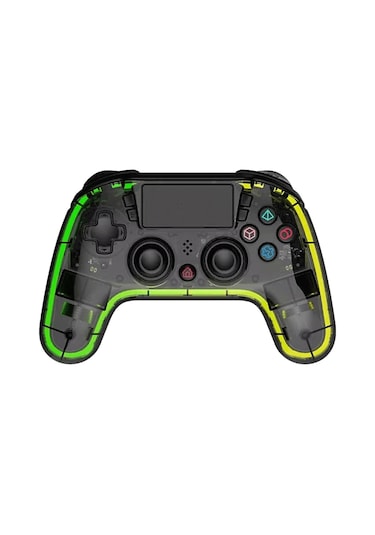 Bood Ps4 Işıklı Şeffaf Kablosuz Oyun Kolu