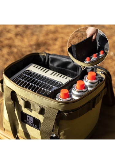 Mufunye Taşınabilir Çok Fonksiyonlu Kamp Aksesuar Düzenleyici - Çarpışma Önleyici Açık Hava Pişirme Seti Saklama Çantası Çok Renkli