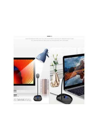 Usb Tel Goosopeeck Kondenser Masaüstü Bilgisayar Pc Video Konferansları İçin Usb Mikrofon Akış Toplantıları Dersleri