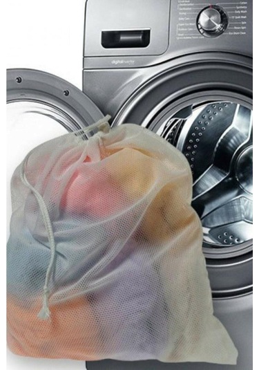 Midi 40x60 Cm Çamaşır Yıkama Filesi 5'li Beyaz