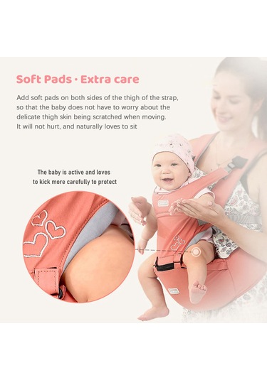 Geeksen Bebek Taşıyıcı - Yenidoğan Ve Yürümeye Başlayan Çocuklar İçin Ergonomik Ve Çıkarılabilir Kalça Desteği