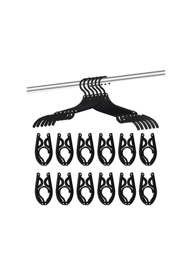 Seyahat 24 Parçalı Taşınabilir Katlanabilir Çamaşır Askıları Kurutma Rafı İle B Diğer