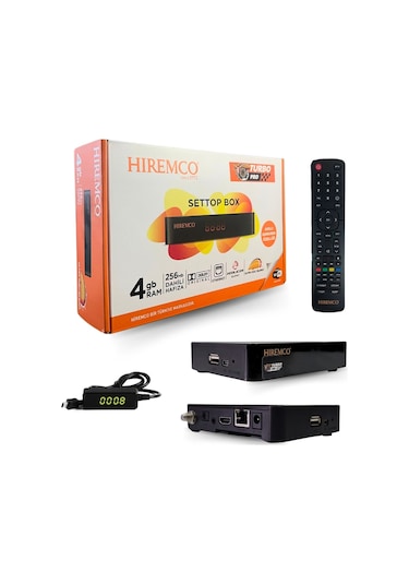 Hiremco Turbo Pro 4 GB 256 MB SSD Uydu Alıcısı