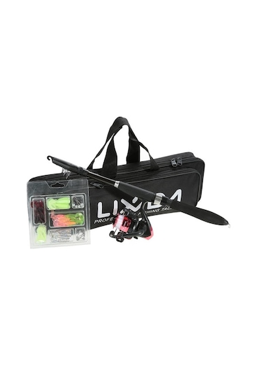 Dancemonkey Profesyonel Olta Takımı 1.6m Taşınabilir Yem Makarası Seti Narin Çanta, Balıkçılık İçin