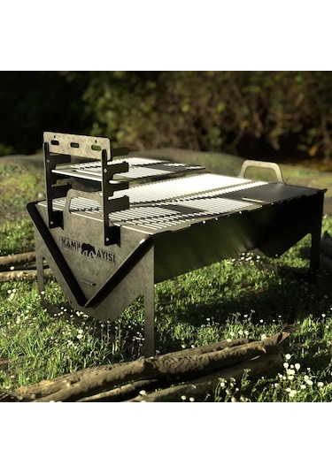 Kamp Ayısı Grillogy Barbekü: Çantalı Katlanabilir Izgara Mangal