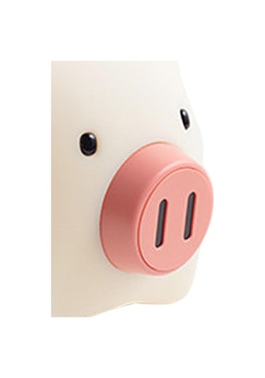 Homyl Usb Şarj Edilebilir Led Gece Işığı Lambası Silikon Beyaz